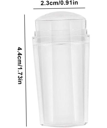 Nail Art Stamper Kit Silicone Transparent Manicure Stamping Stencil with Scraper Brushes - Buy Online on GoSupps.com