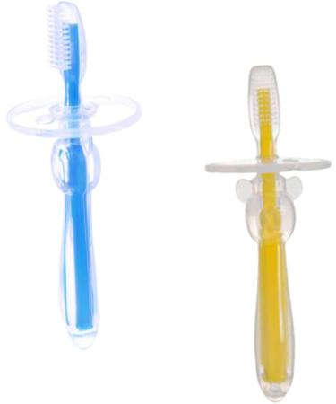 FRCOLOR 4 Pcs Bristle Training Toothbrush Set - Silicone Umbrella-Shaped Toothbrushes for Kids & Toddlers - Ideal Tooth Accessories - Buy Online on GoSupps.com