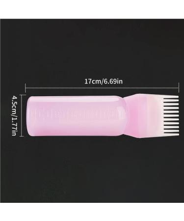 dijiusidy Root Comb Applicator Bottle with Graduated Scale Reliable Hairstyling Tool Scalp Coloring Dyeing Supplies for Home Salon No.2 - Buy Online on GoSupps.com