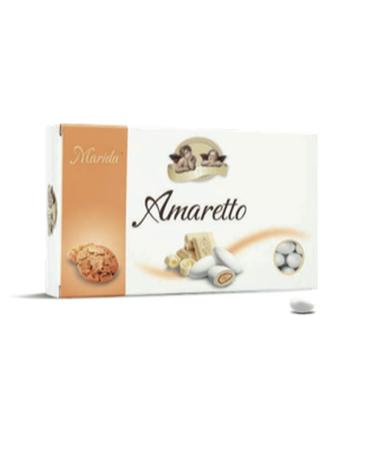 White Chocolate Covered Almond with Italian Biscuits Amaretti 500g (90 Units)