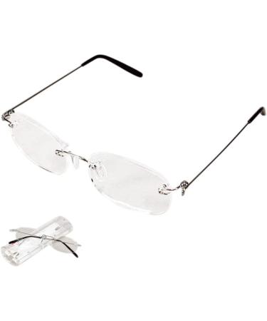 CARMIN 2X Unisex Flexible Frameless Reading Glasses - Lightweight 2.00 Magnification with Case | International Shipping - Buy Online on GoSupps.com