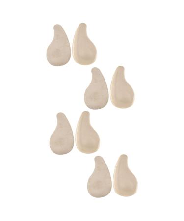 Gatuida 4 Pairs Heightening Insoles Foot Heel Support Insole Shoe Insert Orthotic Insole Non Shoe Half Insoles Silicon Foot Guard Heel Insoles Wedge Shape High Pad Men and Women