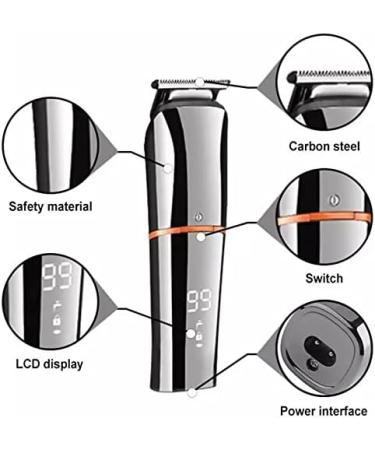 Pro Hair Clipper Digital Display All in one Hair Trimmer for Men Eyebrow Beard Trimmer Electric Hair Clipper Grooming kit Haircut - Buy Online on GoSupps.com