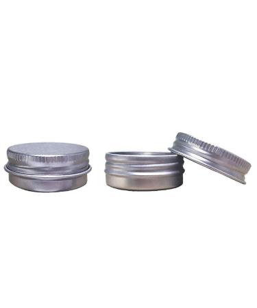 JOYWEE Aluminum Tin Jars 24 Pack.5 Oz/15ml - Empty Cosmetic Metal Tins for Candle, Lip Balm, Salve, Makeup - Screw Cap Lid, Round Pot Container - Buy Online on GoSupps.com