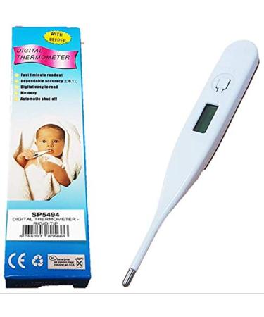 Digital Oral Thermometer with Rigid tip