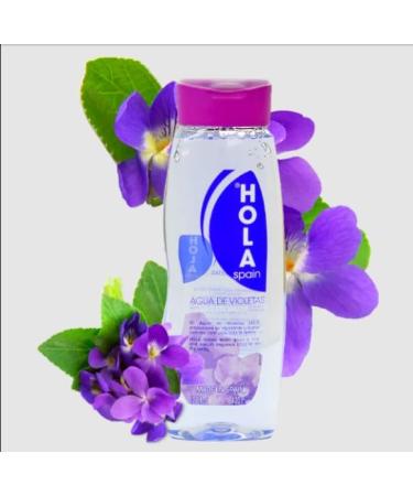 Hola Violets Water 13.5 fl oz Made in Spain Agua de violetas Violetas Cologne