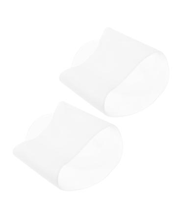 FOMIYES Foot Correction Pad Foot Plantar Strap Flatfoot Correction Cushions Foot Care Bottom Pad Midfoot Band Flat Foot Socks Pad Arch of Foot White