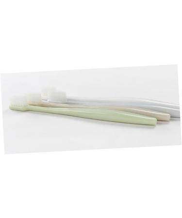 Healeved 4-Piece Manual Sensitive Toothbrush Set - Soft & Medium Bristles Natural Travel Toothbrush Eco-Friendly Green - Buy Online on GoSupps.com