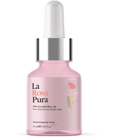 La Rosa Pura Pure Essential Rose Oil 100% Organic Anti-Aging for Face & Body Reduces Fine Lines & Wrinkles Natural Aromatherapy 1oz - Buy Online on GoSupps.com