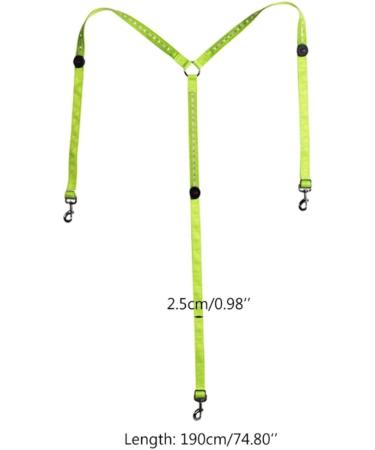 Dowoa LED Horse Harness - Robust & Comfortable Chest Strap for Safety | Best Visibility for Riding - Green - Buy Online on GoSupps.com
