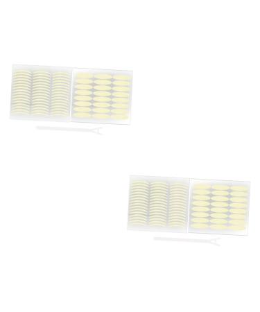 DOITOOL 4 Sets Double Eyelid Sticker Stickers Droopy Eyelid Tape Adhesive Eyelid Sticker Eyes Eye Patch 8.3x7.6cmx2pcs As Shownx2pcs