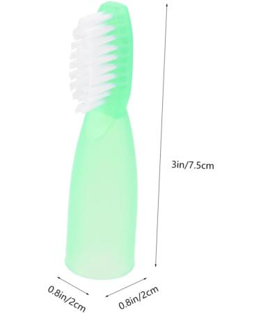 Minkissy 10 Pack Portable Toothbrushes - Finger & Mini Toothbrushes for Travel Prison Essentials Plastic Mouth Cleaners with Large Brush Heads - Buy Online on GoSupps.com