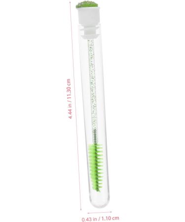 Angoily 10pcs Diamond Mascara Brush Clear Eyelash Mascara Eye Liner Tube Eyelash Mascara Multicolor 11.3x1.1cm Green - Buy Online on GoSupps.com