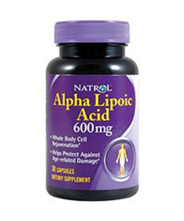 Natrol Alpha Lipoic Acid - 600 mg - 30 Capsules