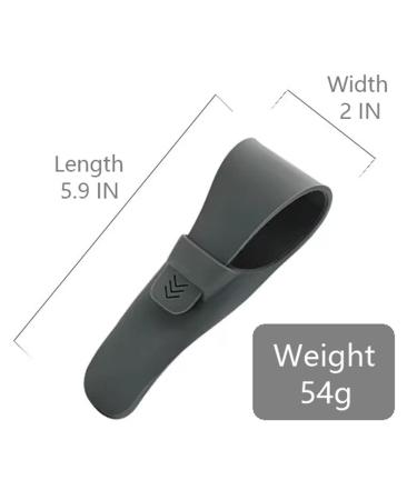 Silicone Travel Razor Case & Holder Set - Gray & White | Razor Protector for Manual Razors - Buy Online on GoSupps.com