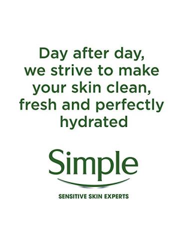 Simple Water Boost Hydrating Cleansing Wipes - 6 Packs of 25 Wipes (150 Wipes Total) - Buy Online on GoSupps.com