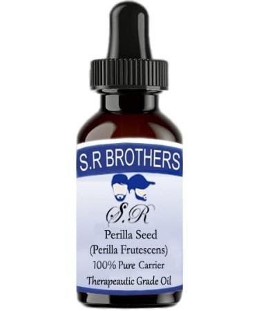 Buy SR Brothers Perilla Seed Oil - Pure Natural Therapeutic Carrier Oil (100 ml) | International Shipping - Buy Online on GoSupps.com