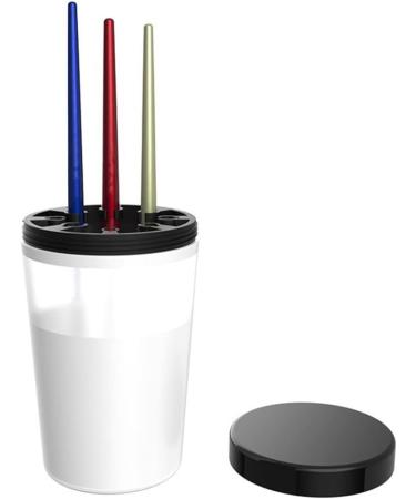 Zerodeko 2pcs Multifunctional Pencil Bottle & Brush Cleaner - Portable Artist Paint Water Cup Organizer - Perfect for International Shipping - Buy Online on GoSupps.com
