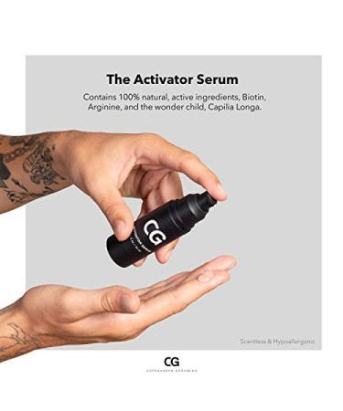 Copenhagen Grooming Set for Beard Growth | Original Beard Growth Kit with Activator Serum & Dermaroller - 150 Days to a Fuller Stronger Beard - Buy Online on GoSupps.com