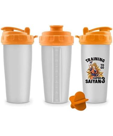 Dragon Ball Z Super Saiyan Goku Gym Shaker Bottle -20-ounce BPA-Free  Plastic Blender Bottle With Whisk Ball - Protein Shake Meal Replacement Smoothie  Mixer - Gym Workout Accessory - Ideal DBZ Gifts