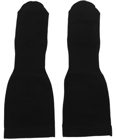 Compression Stockings for Blood Circulation - Varicose Vein Support Socks 23-32 mmHg - Tight Toe Black (4XL) - Ideal for Breastfeeding - Buy Online on GoSupps.com