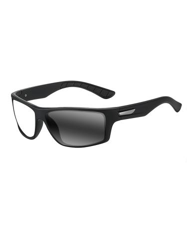 Bifocal Women Men's Colorful Sprots Acetate UV400 Bifocal Transition Photochromic Reading Glass +1.0 +3.0 Black 1.5 x