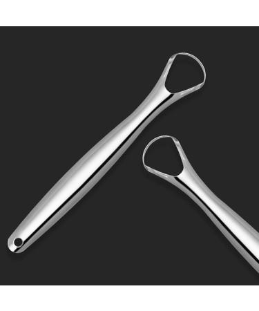 Stainless Steel Tongue Scraper for Fresh Breath | Metal Hygiene Brush for Oral Care - Buy Online on GoSupps.com