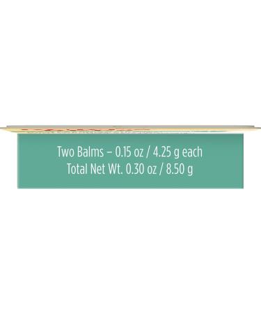 Burt's Bees Medicated Lip Balm Stocking Stuffer for Dry Chapped Lips - Holiday Gift with Menthol & Eucalyptus (2 Pack) - Buy Online on GoSupps.com