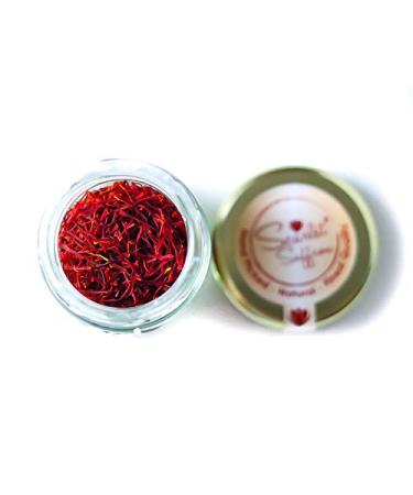 Scarlet Saffron, Finest Pure Premium All Red Spanish Saffron Threads, Grade A+, Highest Grade Saffron for Tea, Paella, Rice, Desserts, No Artificial, No Preservatives (1 Gram | 0.035 Ounce) 0.035 Ounce (Pack of 1)