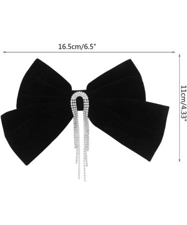 AJTUTUS Delicate Style Bowknot Shape Hair Clip Ponytail Decors Winter Headwear Female Hairpin with - Buy Online on GoSupps.com