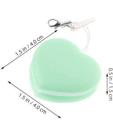 LOGOFUN Heart Shaped Lens Cleaner - Portable Screen Wipe & Adorable Bag Pendant - Green | Ideal for Phones Glasses & Screens - Buy Online on GoSupps.com
