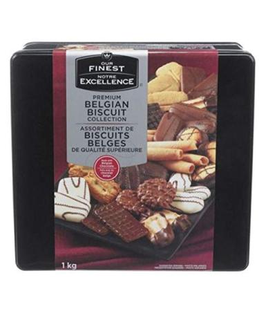 Premium Belgian Assorted Chocolate Biscuit Collection Gift Box 1kg