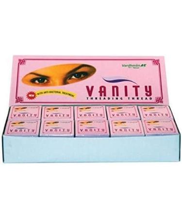 10 X Spools Of Vanity Eyebrow Threading Threads | Anti-Bacterial Cotton Thread For Facial Hair Removal - Buy Online on GoSupps.com