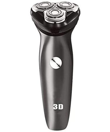 Electric Razor Rechargeable Electric Shaver 100% Waterproof Wet & Dry Rotary Shavers for Men Electric Shaving Razors with Pop-up Trimmer LED Display 100 Mins Battery Life for Shaving (Black)
