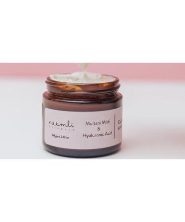 Prodsol Biotech pvt ltd Neemli Naturals Multani Mitti & Hyaluronic Acid Clay Mask Hydrates Nourishes & Softens Skin Face Mask for Glowing Skin for DeTan Detoxifying & Skin Brightening 60gm - Buy Online on GoSupps.com