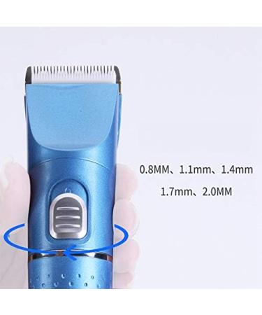 Yssevlon Professional Multifunction Hair Clipper Hair Trimmer Electric Beard Trimmer Brush Rechargeable Hair Trimmer Cutter-Blue - Buy Online on GoSupps.com