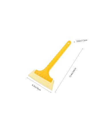 FRCOLOR Yellow Ice Scraper & Snow Remover for Cars - Windshield Deicer & Snow Shovel - 34x16x1.5CM - Buy Online on GoSupps.com
