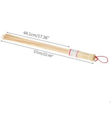 Handheld Bamboo Massage Pencil - Polished Body Massager with Lanyard | International Shipping Available - Buy Online on GoSupps.com