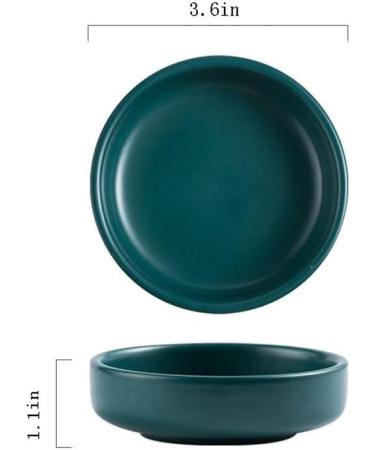 Fruit Bowl Snack Containers Round Plate Creative Ceramic Small Plate Soaking Plate Household Soy Sauce Plate Small Plate Vinegar Plate Soaking Plate Soy Sauce Breakfast Bowls (Color : C) (E) - Buy Online on GoSupps.com