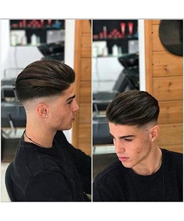 Real Hair Toupet for Men | European Hair Replacement System | Natural Hairline PU Skin Lace Front (#2 Deep Brown) - Buy Online on GoSupps.com