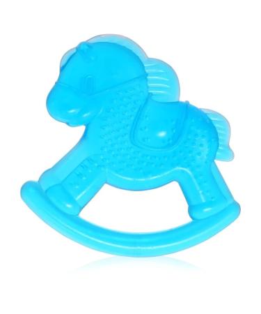 Lorelli Cooling Teething Ring Horse | Water-Filled Dental Aid for Babies 3+ Months | Blue Color | International Shipping - Buy Online on GoSupps.com