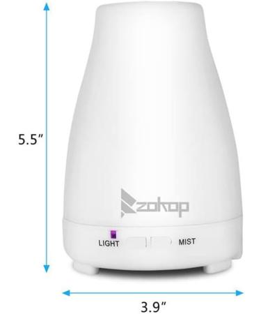 Essential Oil Diffuser & Cool Mist Humidifier - 200ml with Adjustable Modes & 7 Color Lights for Home Office & Baby - Buy Online on GoSupps.com