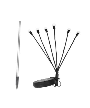 1pc Solar Light Out Door Decor Lantern Decor Christmas Decor Outdoor Sidewalk Lights Solar Garden Ball Lights Solar Garden Light Creative Lawn Light Solar Landscape Lamp Aisle LED (White)