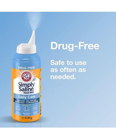Simply Saline Nasal Mist - Clear Sinuses & Relieve Congestion - Buy Online on GoSupps.com