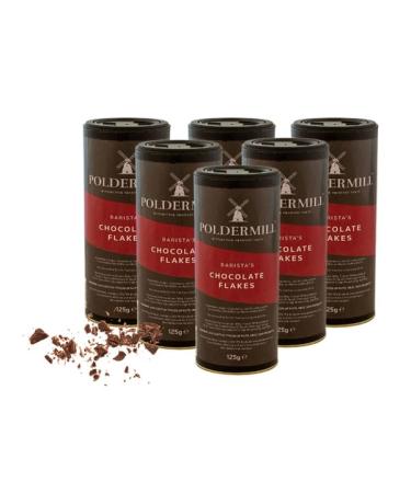 Polder Mill Chocolate Flake Shaker Drums 6 x 125g