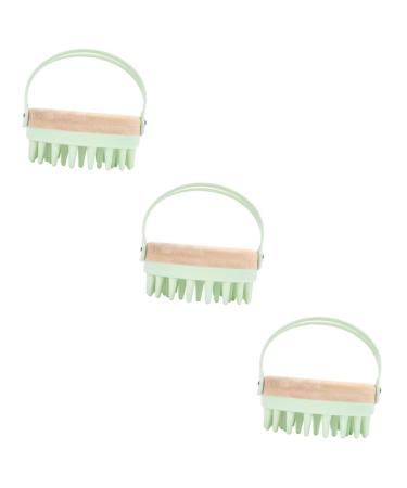Beaupretty 3Pcs Scalp Shampoo Brush Scalp Exfoliating Brush for Home Travel