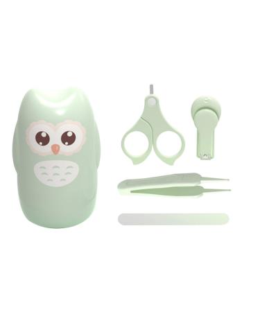 Beatifufu 1 Set Nail Scissors Fingernail Scissor Manicure Kit Nail Care Kit Nail Kit Nail Scissors Kit De Manicura Pedicure Kit Suit Pp 10.8X7X6CM Green