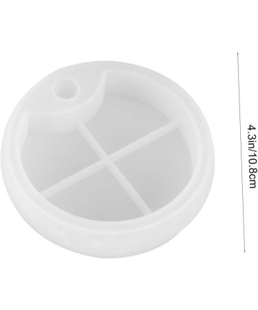 Operitacx 6pcs box Jewelry Container Diy Storage Molds Epoxy White Mold Casting for Pretty Useful Manual White 10.8X10.8CM - Buy Online on GoSupps.com