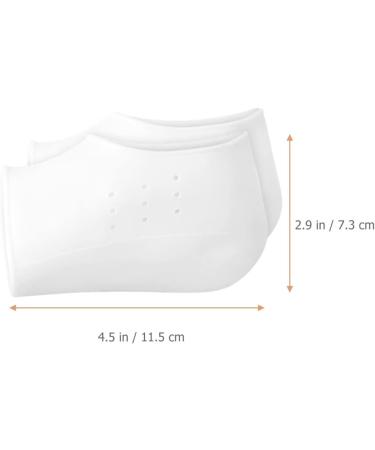 FOMIYES Invisible Heel Pads - Universally Fit Cushioning Shoe Inserts for Comfort & Protection 1 Pair - 11.5x7.3cm - Buy Online on GoSupps.com