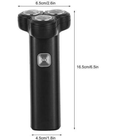 Head Shaver for Men - Rotary USB Charging Razor Sharp Detachable Knives 3-In-1 Black Men's Electric Shaver - Buy Online on GoSupps.com